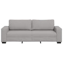 vidaXL 3 személyes felhőszürke szövet kanapé 180 cm