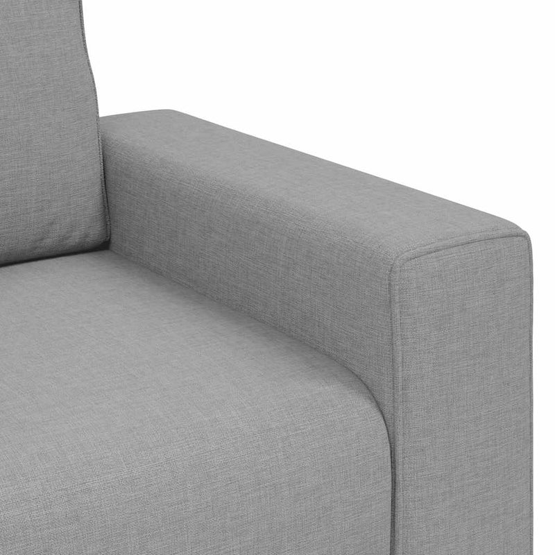 vidaXL 3 személyes felhőszürke szövet kanapé 180 cm