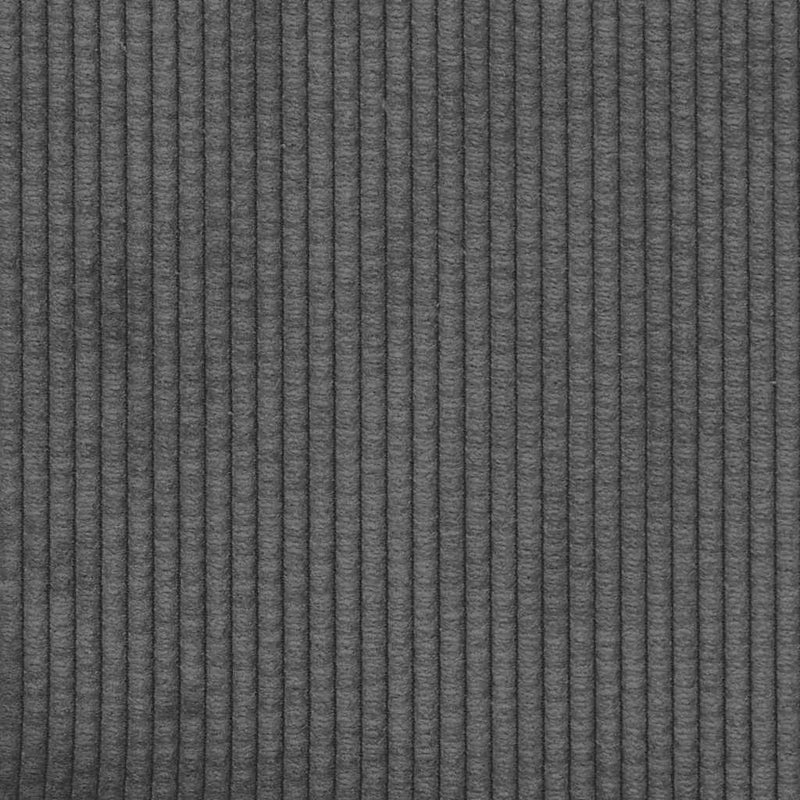 vidaXL sötétszürke kordbársony szövet loveseat kanapé 120 cm