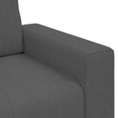 vidaXL sötétszürke kordbársony szövet loveseat kanapé 140 cm