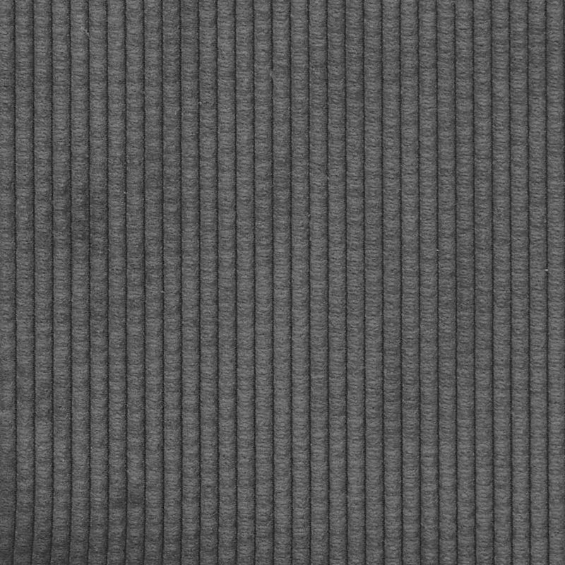 vidaXL sötétszürke kordbársony szövet loveseat kanapé 140 cm