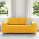 vidaXL világosbarna kétszemélyes kanapé 180 x 77 x 82 cm kordbársony szövet