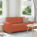 vidaXL piros-narancssárga kétszemélyes kanapé 180 x 77 x 82 cm kordbársony szövet