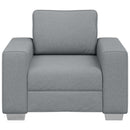 vidaXL Kanapé Világosszürke 100 x 77 x 82 cm szövet