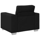 vidaXL Fotel Fekete 100 cm szövet