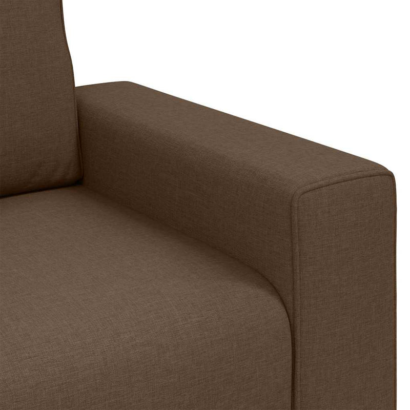 vidaXL Kanapé párnával Barna 100 x 77 x 82 cm szövet
