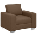 vidaXL Fotel Barna 100 cm szövet