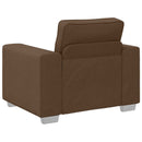 vidaXL Fotel Barna 100 cm szövet