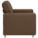 vidaXL Fotel Barna 100 cm szövet