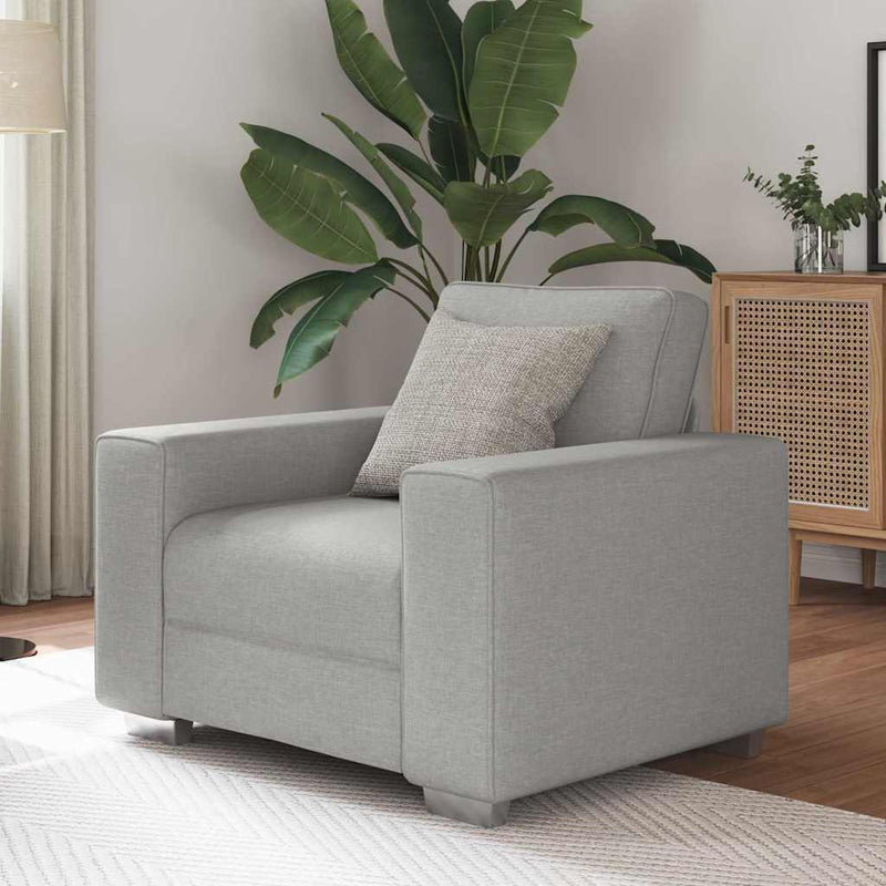 vidaXL Kanapé párnával Felhős szürke 100 x 77 x 82 cm szövet