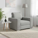 vidaXL Fotel Felhőszürke 100 cm szövet