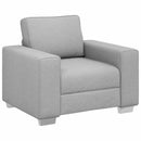 vidaXL Fotel Felhőszürke 100 cm szövet