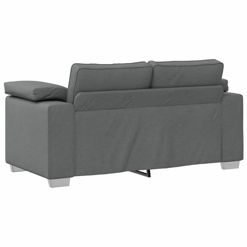 vidaXL Kanapé párnával Sötétszürke 160 x 77 x 82 cm szövet