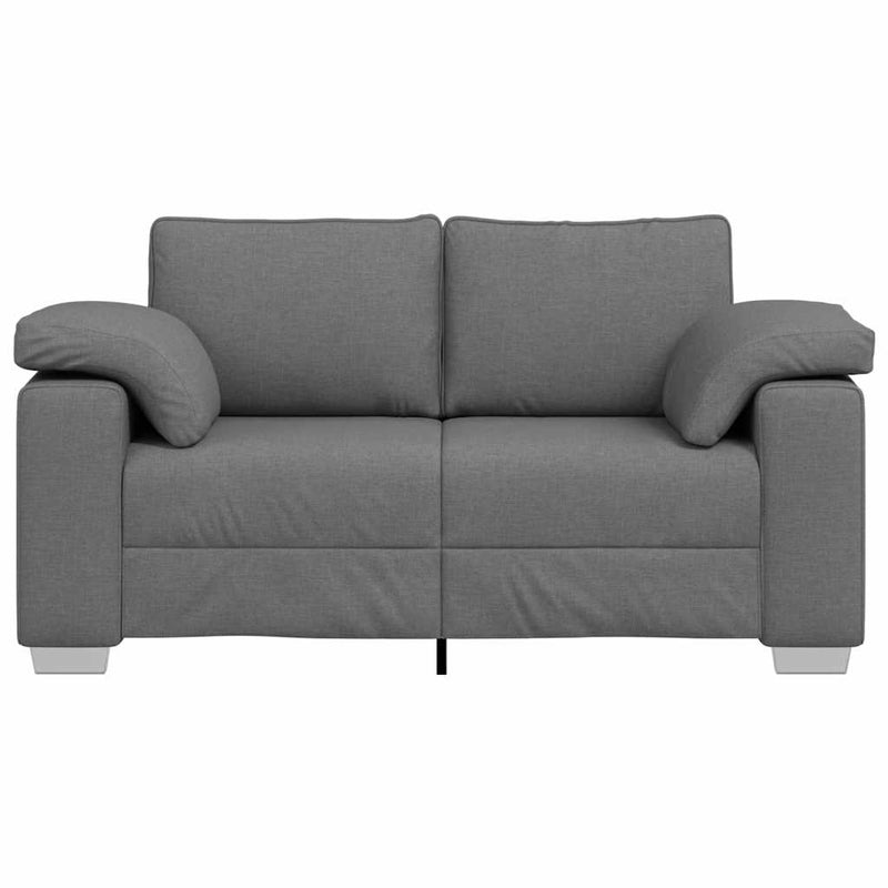 vidaXL Kanapé párnával Sötétszürke 160 x 77 x 82 cm szövet