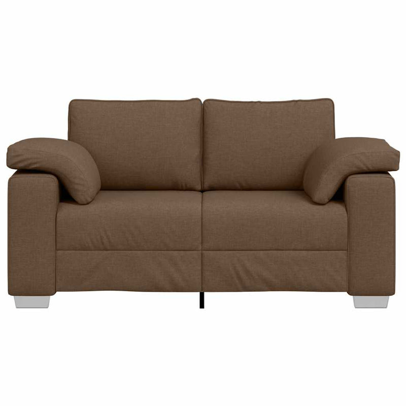vidaXL Kanapé párnával Barna 160 x 77 x 82 cm szövet