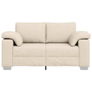 vidaXL Kanapé Bézs 160 x 77 x 82 cm Lábbal kevert anyag