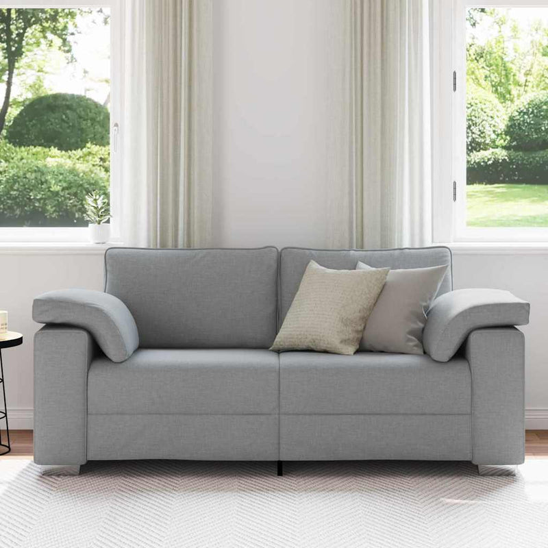 vidaXL Kanapé párnával Világosszürke 180 x 77 x 82 cm szövet