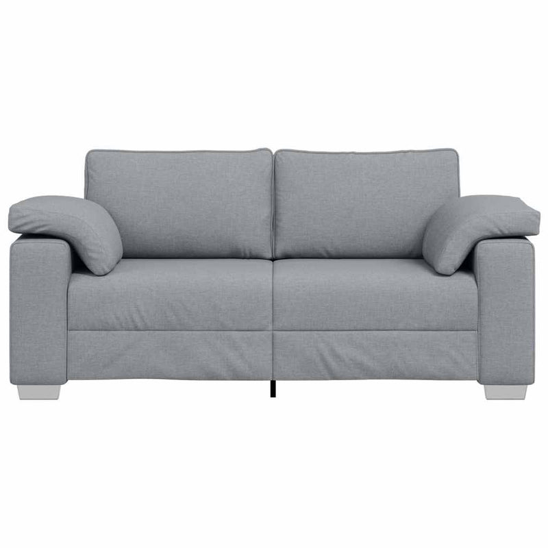 vidaXL Kanapé párnával Világosszürke 180 x 77 x 82 cm szövet