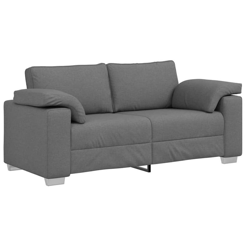 vidaXL Kanapé párnával Sötétszürke 180 x 77 x 82 cm szövet