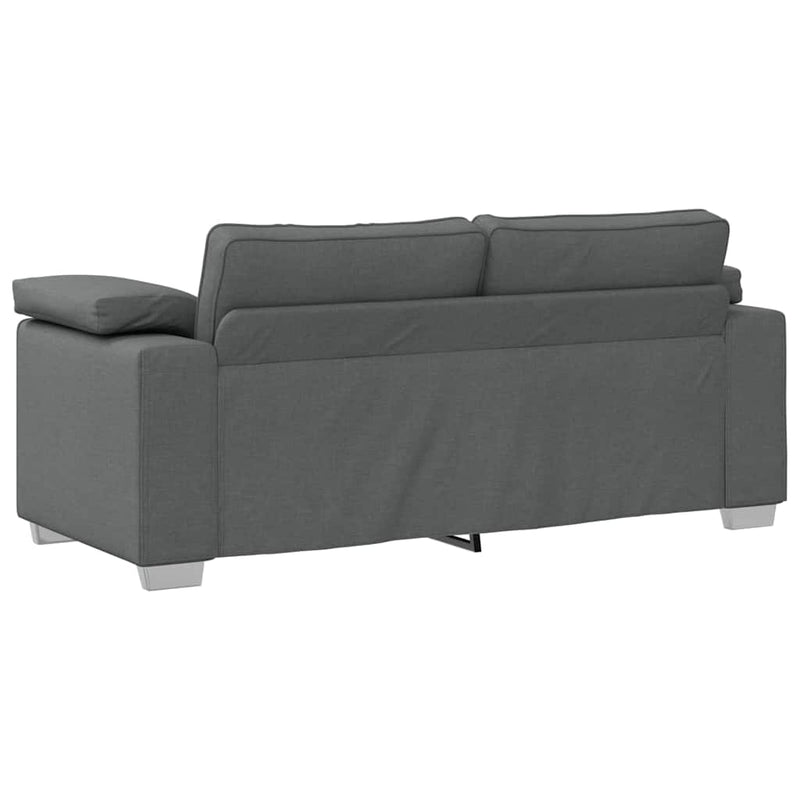 vidaXL Kanapé párnával Sötétszürke 180 x 77 x 82 cm szövet
