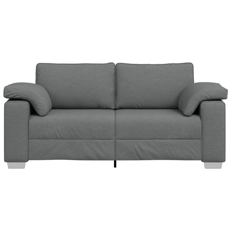 vidaXL Kanapé párnával Sötétszürke 180 x 77 x 82 cm szövet