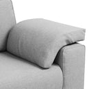 vidaXL Kanapé Felhőszürke 180 x 77 x 82 cm szövet