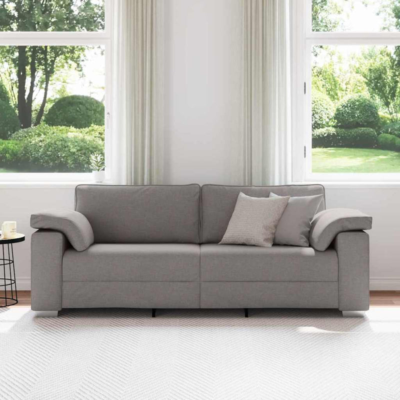 vidaXL Kanapé párnával Tópszínű 219 x 77 x 82 cm szövet