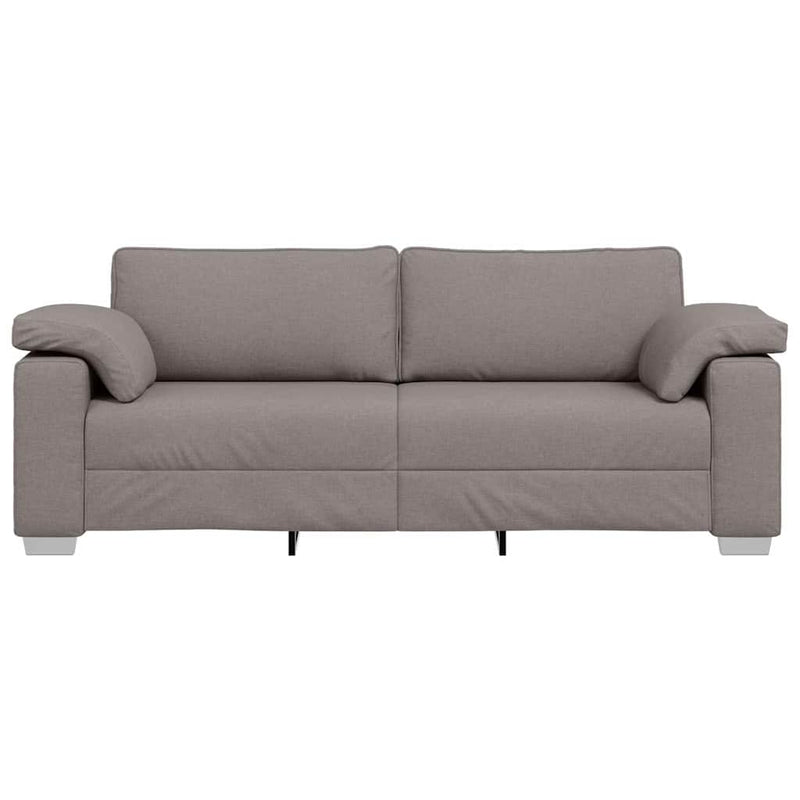 vidaXL Kanapé párnával Tópszínű 219 x 77 x 82 cm szövet