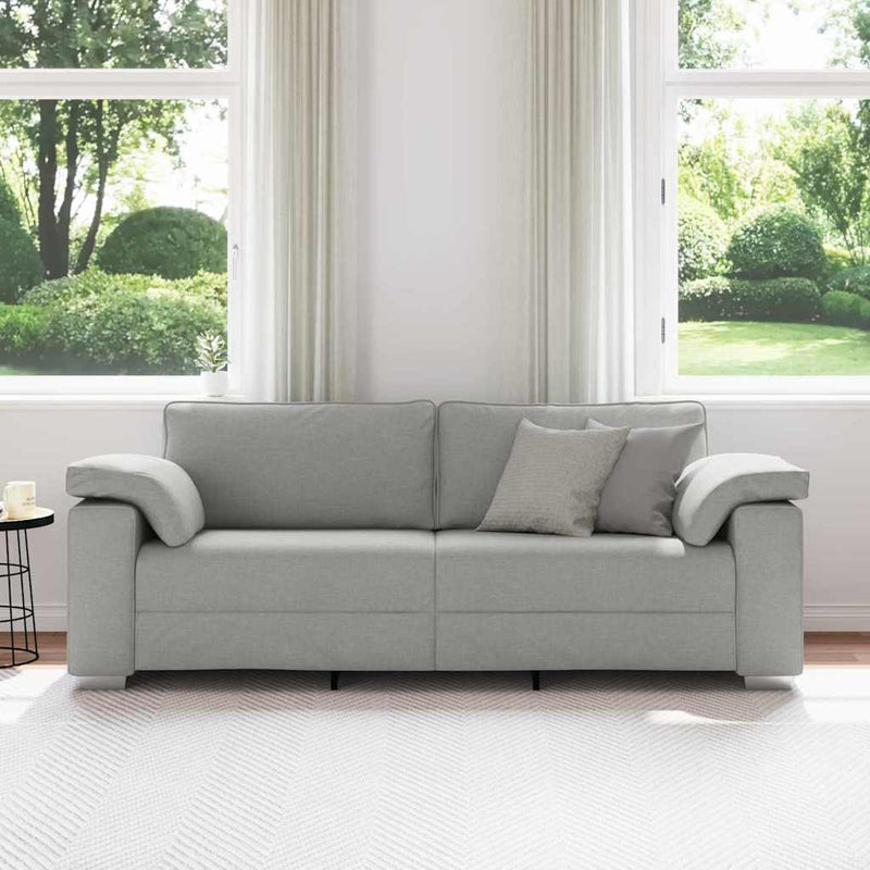 vidaXL Kanapé párnával Felhős szürke 219 x 77 x 82 cm szövet
