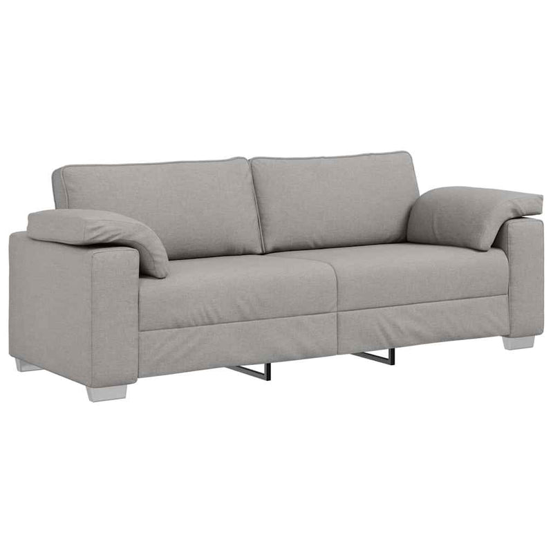 vidaXL Kanapé párnával Felhős szürke 219 x 77 x 82 cm szövet