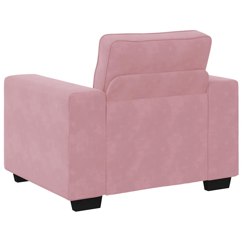 vidaXL rózsaszín bársony kanapéfotel 60 cm