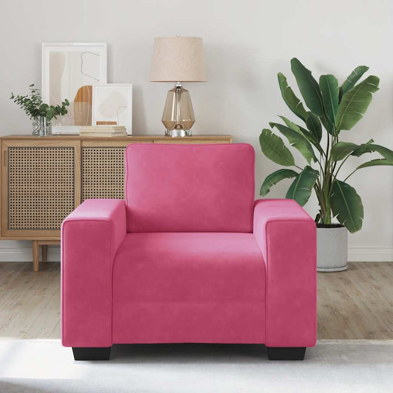 vidaXL bordó bársony kanapéfotel 60 cm