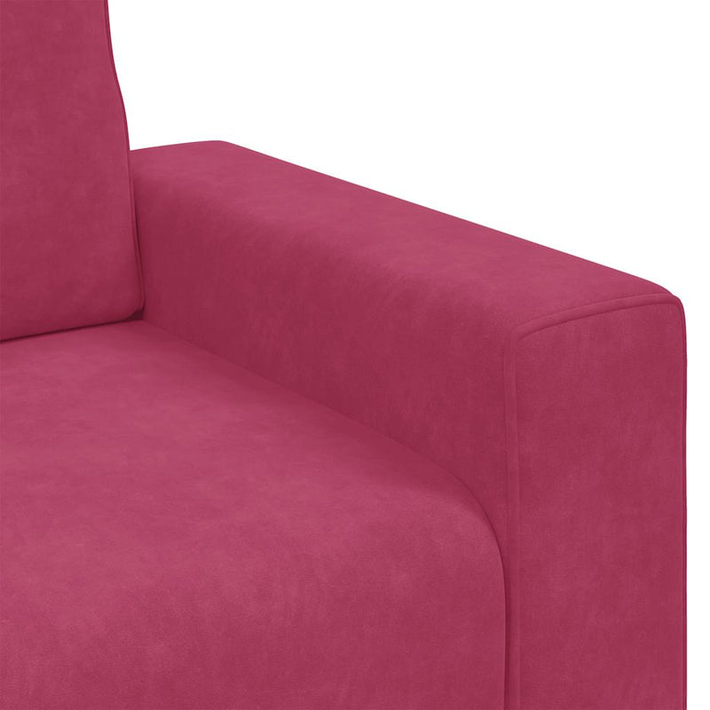 vidaXL bordó bársony kanapéfotel 60 cm