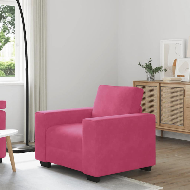 vidaXL bordó bársony kanapéfotel 60 cm
