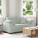 vidaXL világosszürke bársony loveseat kanapé 160x77x82 cm