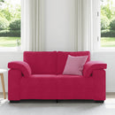 vidaXL bordó bársony loveseat kanapé 160x77x82 cm