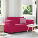 vidaXL bordó bársony loveseat kanapé 160x77x82 cm