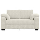 vidaXL krém bársony loveseat kanapé 160x77x82 cm