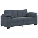 vidaXL sötétszürke bársony loveseat kanapé 140 cm