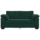 vidaXL sötétzöld bársony loveseat kanapé 180x77x82 cm