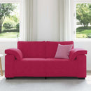 vidaXL bordó bársony loveseat kanapé 180x77x82 cm