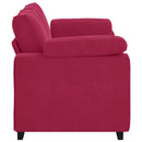 vidaXL bordó bársony loveseat kanapé 180x77x82 cm