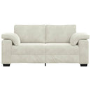 vidaXL krém bársony loveseat kanapé 140 cm