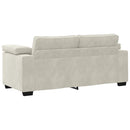 vidaXL krém bársony loveseat kanapé 140 cm