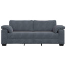 vidaXL 3 személyes sötétszürke bársony kanapé 178 cm