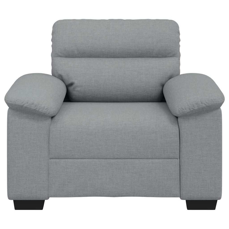 vidaXL világosszürke szövet kanapéfotel 60 cm