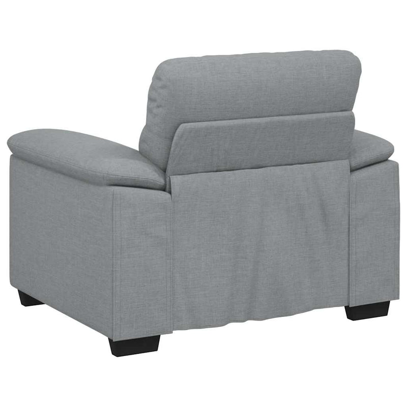 vidaXL világosszürke szövet kanapéfotel 60 cm