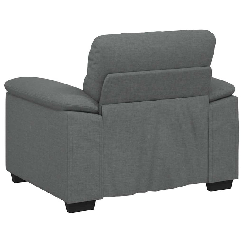 vidaXL sötétszürke szövet kanapéfotel 60 cm