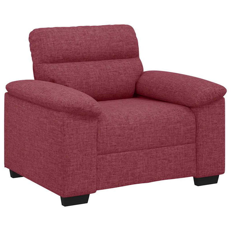 vidaXL bordó szövet kanapéfotel 60 cm
