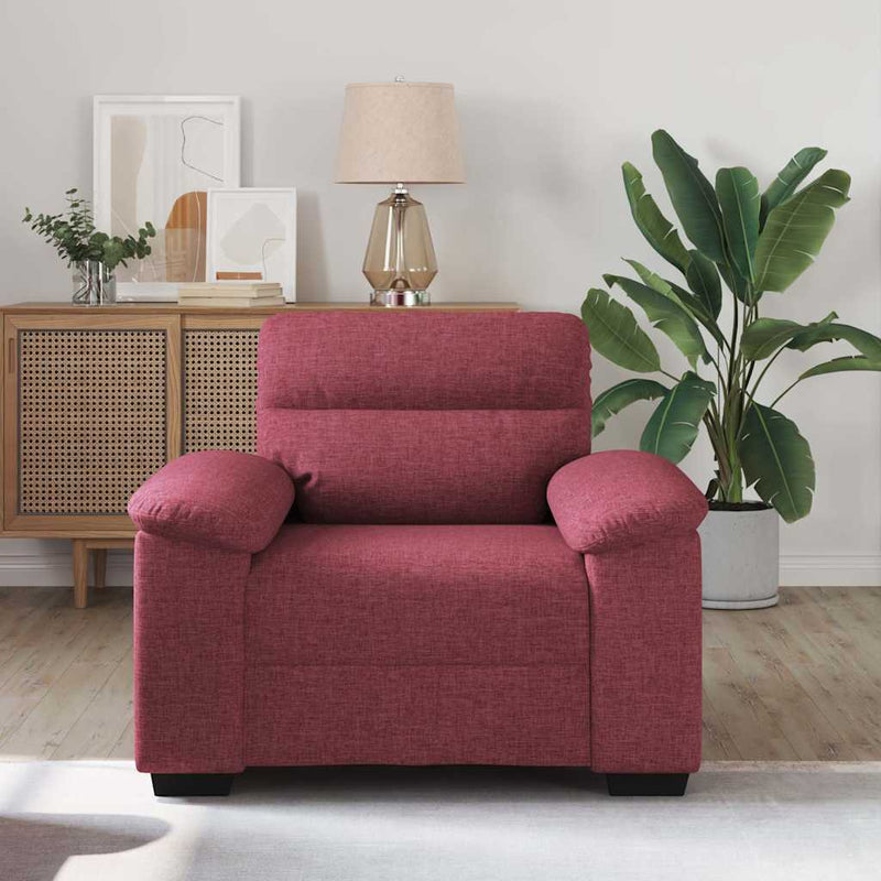 vidaXL bordó szövet kanapéfotel 60 cm